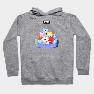 bt21 bts exclusive design 5 Hoodie